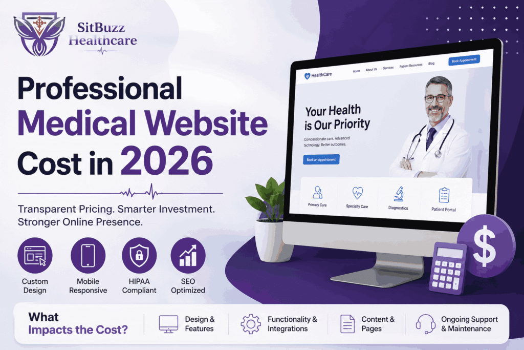 Professional Medical Website Cost in 2026