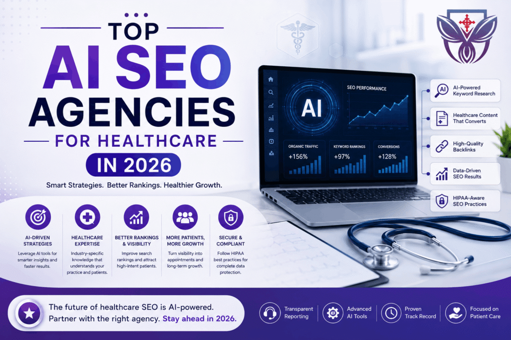 Top AI SEO Agencies for Healthcare in 2026 1